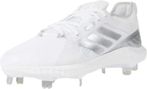 Adidas PureHustle Softball Cleats Cloud Women’s Size: 6.5 WHT/Silver FV9038 NEW - Picture 1 of 6