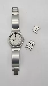 swatch Irony 1999 aluminium patended SR626SW Water resistant cinturino aluminium - Picture 1 of 8