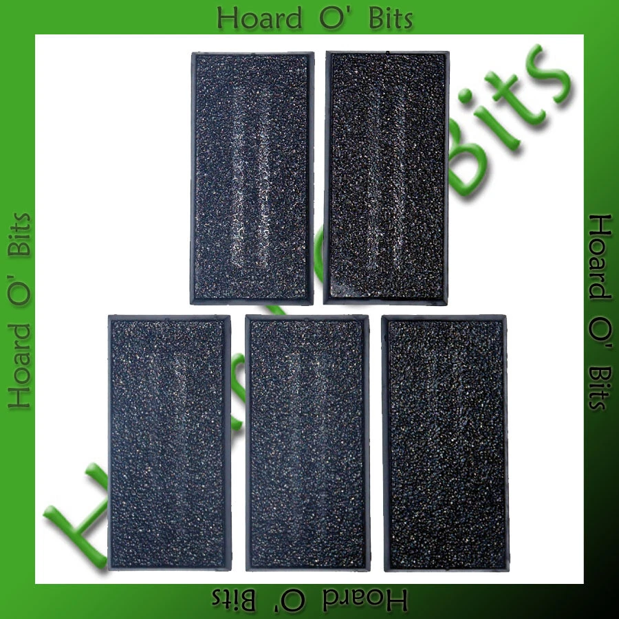 WARHAMMER BIN BITS DARK ELF COLD ONE KNIGHTS - 5x CAVALRY BASES - Image 1 of 1