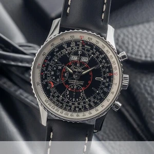 Breitling Montbrillant Datora Chronograph Stahl Automatik Ref. A21330 - Bild 1 von 13