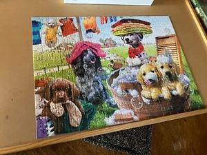 Ravensburger Laundry Day XXL Puzzle 300 Pieces - EUC Puppies Dogs - Picture 1 of 3