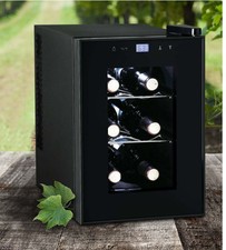 Igloo 6-Bottle Wine Cooler with Glass Door and Lcd Touchscreen Display New
