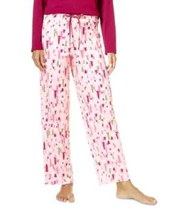 Hue Printed Pajama Pants Women's M Blossom Drawstring Elastic Waist Pull On - Picture 1 of 15