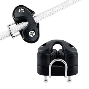 Fairlead For Boat With Leading Ring Ball Bearing Cam Cleat Sailing Fast Entry - Picture 1 of 11