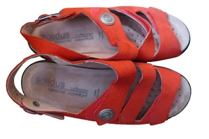 solidus Luftpolster special comfort Sandalen K 7 40 rot weit - Bild 1 von 4