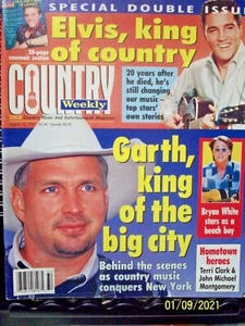Country Weekly Magazine Aug 12 1997 Garth Brooks Elvis King Of Country Free Ship - Picture 1 of 1