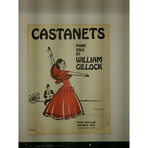 Castanets Piano solo By William Gillock Sheet Music 1968 - Picture 1 of 3