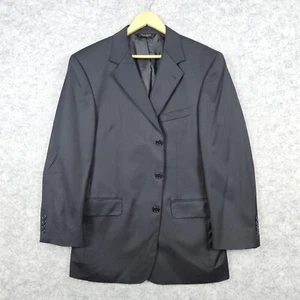 Jos A Bank Signature Gold Men's Charcoal Blazer Size 42R 100% Wool MITCHEL Model - Picture 1 of 13