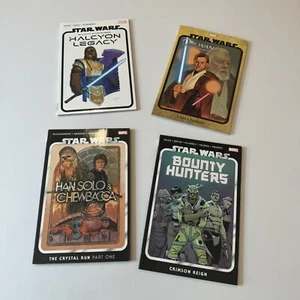 Lot Of 4 Star Wars Graphic Novels including Han Solo Chewbacca Vol 1 Marvel - Picture 1 of 3