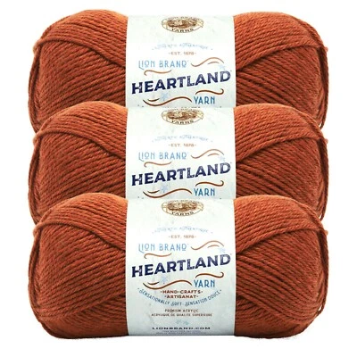 (3 Pack) Lion Brand Yarn 136-135J Heartland Yarn, Yosemite - Image 1 of 4