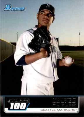 2011 Bowman Topps 100 Mauricio Robles TP74 Seattle Mariners - Image 1 of 2