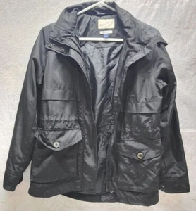 Universal Threads Hooded Water Resistant Jacket Womens Size Small Black NICE - Picture 1 of 8