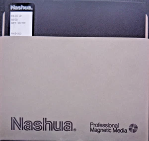 8" DISKETTE -- NASHUA FD-1D WP SS/DD SOFT SECTOR (9002-200) - Picture 1 of 4