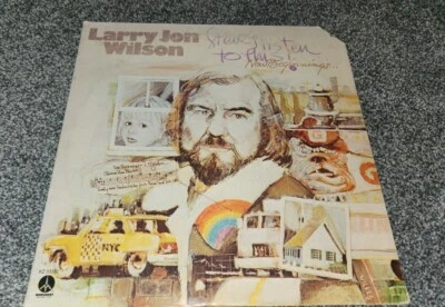 LARRY JON WILSON New Beginnings Record Vinyl LP VG  - Image 1 of 4