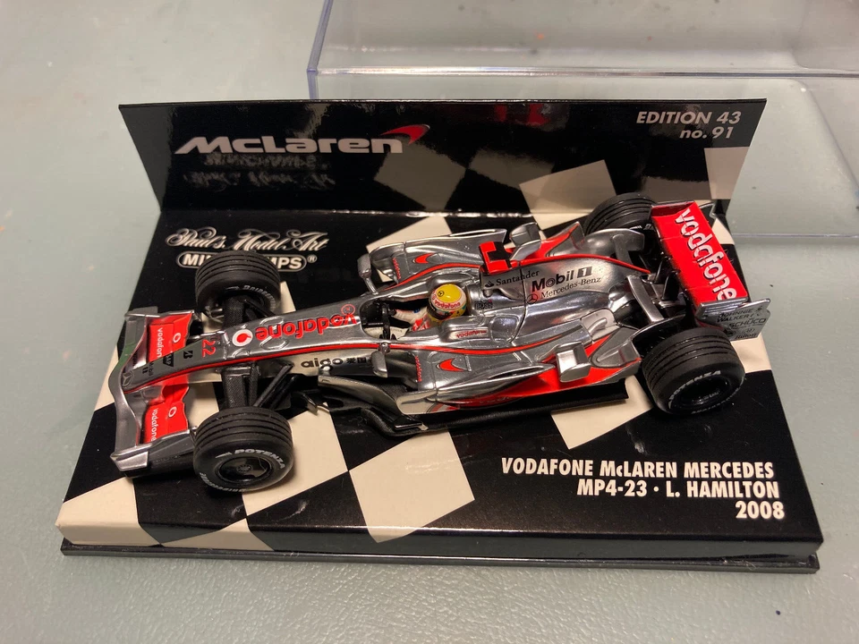 1/43 Minichamps McLaren Mercedes MP4/23 World Champion 2008 Hamilton - Bild 1 von 1