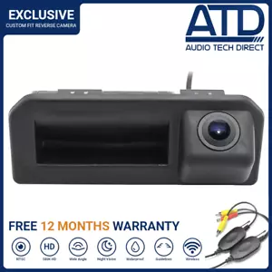 Telecamera retromarcia wireless per Skoda Karoq Kodiaq VW Bora Passat maniglia bagagliaio - Foto 1 di 12