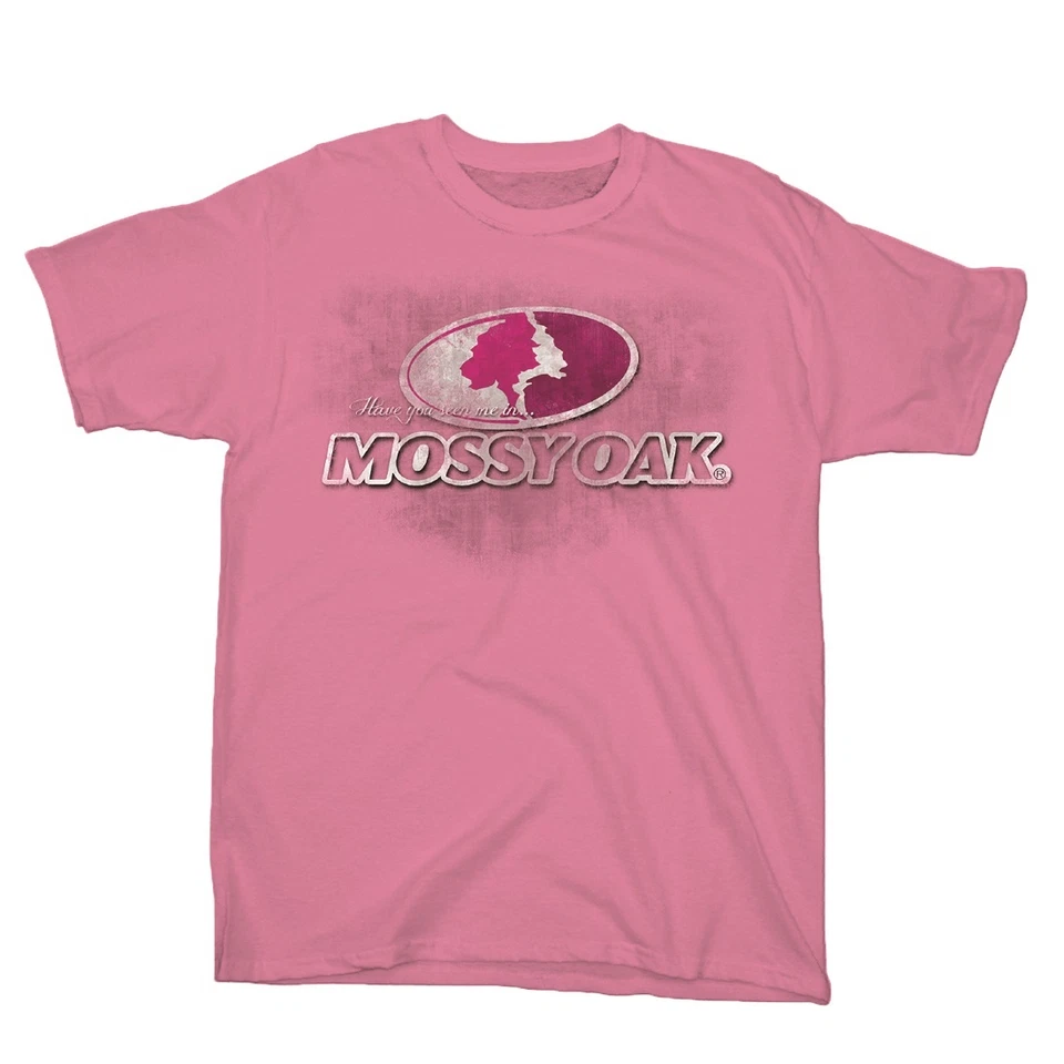 Camiseta Mossy Oak Damas Rosa Camuflada, Logo Shodow Frambuesa Foto 1 de 1