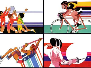 #C109 - C112 Summer Olympics FDC Maximum Cards - Picture 1 of 2