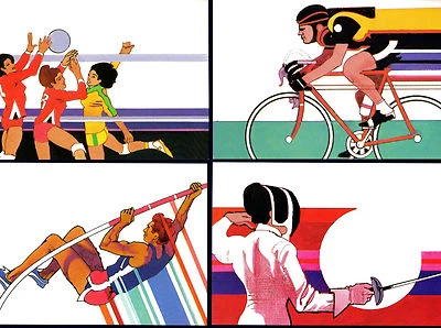 #C109 - C112 Summer Olympics FDC Maximum Cards - Image 1 of 2