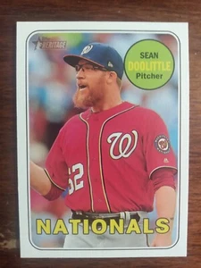 2018 Topps Heritage 315 Sean Doolittle - Picture 1 of 2
