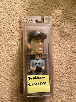 Edición MLB 2003 cubierta superior Play Makers Dimaggio SE VARIANTE BOBBLEHEAD rara visitante Foto 1 de 2