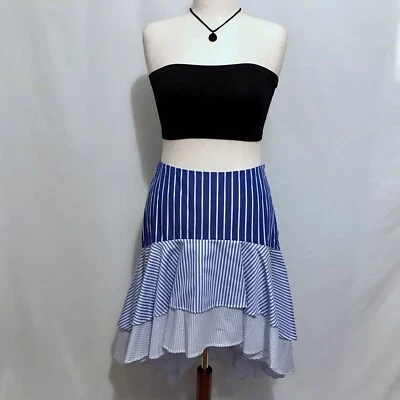 Philosophy NUEVO SIN ETIQUETAS Falda a Rayas Alta-Baja Mujer 12 Foto 1 de 4