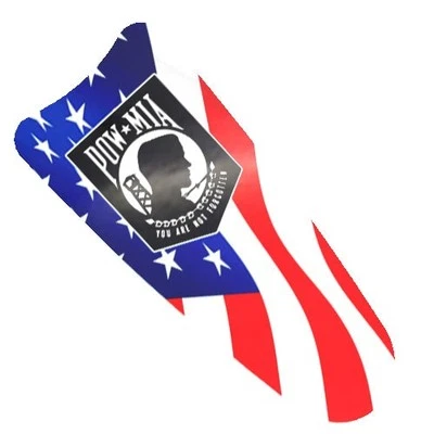 "POWMIA" - Tanque de gasolina tablero consola CB intercomunicador inserto para Harley Ultra 03-07 Foto 1 de 3