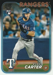 Evan Carter 2024 Topps 280 Texas Rangers- Free Shipping - Picture 1 of 2