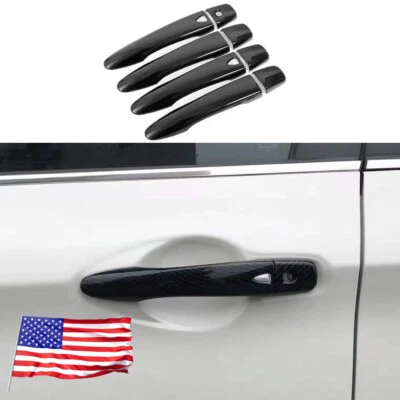 Cubierta de manija de puerta de coche negro brillante para Nissan Murano 2015-2022 Máxima 2016-2022 Foto 1 de 4