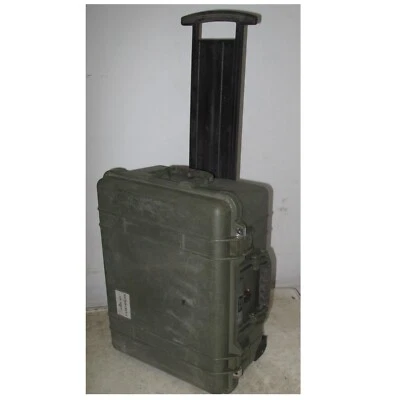 Pelican Protector 1560 Case 23x18x11 OD 19x15x9 ID Wheels Pull Out Handle - Image 1 of 4