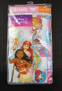 Disney Princess Underwear Girls Size 4T 6-Briefs - Picture 1 of 4