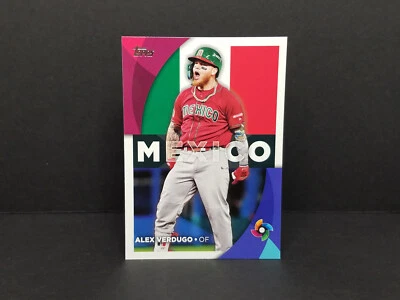 2023 Topps #WBC-29 Alex Verdugo, Mexico - World Baseball Classic Stars - Image 1 of 2