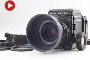 [MINT +Strap Hood] Mamiya RB67 Pro SD C 90mm f3.8 Lens 6x8 Motor Back From JAPAN - Picture 1 of 18