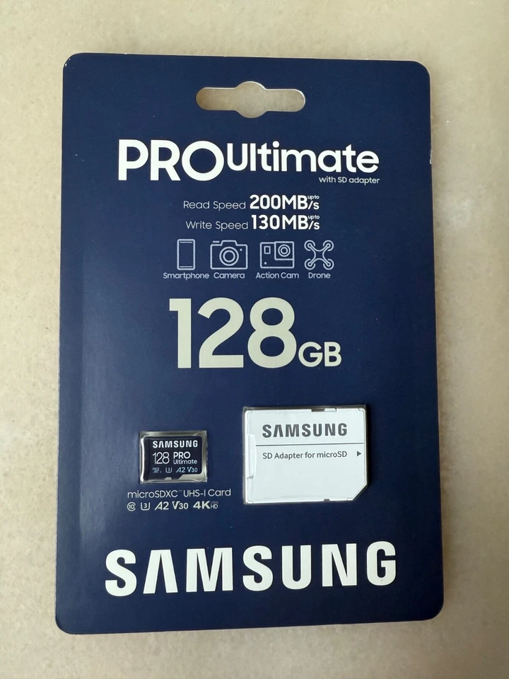 Samsung Pro Ultimate and Adapter 128GB microSDXC Memory Card - Image 1 of 1