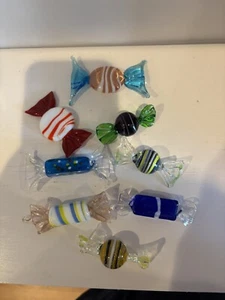 Blown Glass Candy 8 Pieces - Picture 1 of 5
