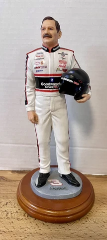 Dale Earnhardt Holding Helmet Statue by Character Collectibles 2001 1460/4000 Cover