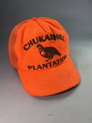 Gorra de caza de camionero bordada con espalda a presión malla Chukar Hill Plantation de colección Foto 1 de 4