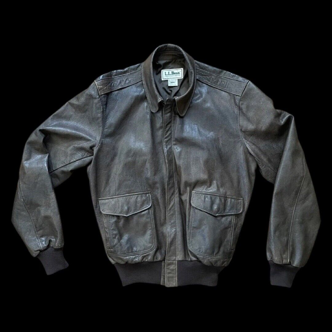 Bomber/Harrington Leather 1980s Vintage Outerwear Coats Bomber/Harrington Leather 1980s Vintage Outerwear Coats