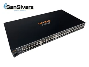 HP J9781A 2530-48 48 Port Network Switch 10/100 2x Gig 2x SFP Rack ears included - Picture 1 of 8