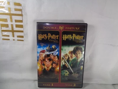 Harry Potter Double Feature- Sorcerer's Stone & Chamber of Secret DVD Very Good - Image 1 of 2