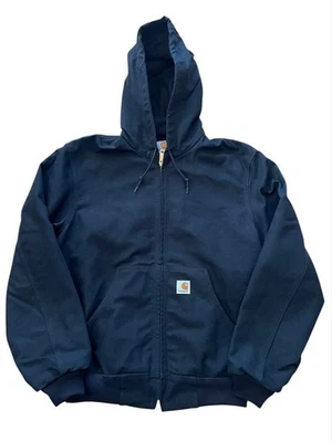 Chaqueta activa de algodón negro Carhartt Vintage S, usada, hecha en Estados ... - Imagen 1 de 4