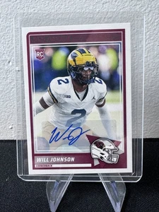 2025 Score Will Johnson Arizona Cardinals #11 Auto Rookie - Picture 1 of 2
