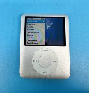 Apple iPod Nano A1236 3rd Generation 4GB MP3 Player Silver - Tested - Picture 1 of 10