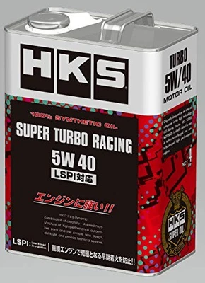 Aceite HKS Super Racing SUPER TURBO RACING 5W-40 4L 100 % aceite sintético SN+ estándar Foto 1 de 3