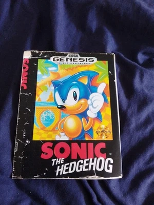 Genesis  sonic The Hedgehog  Inlay Only Read Description  - Image 1 of 4