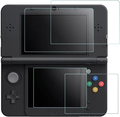 Protector Pantalla Compatible Nintendo Nuevo 3DS, Pack de 2 (4 Piezas) Cristal Templado para Foto 1 de 4