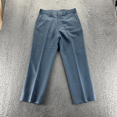 Pantalones chinos vintage Levis Action Slacks para hombre 32x28 azul poliéster calce recto Foto 1 de 4