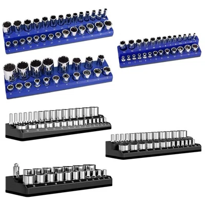 Unused Holds Organizer Metric Magnetic Socket Organizers Drive Features - Image 1 of 4