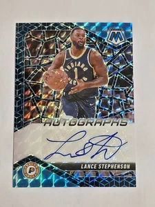 LANCE STEPHENSON 2024-25 MOSAICO AUTÓGRAFO FOTO BLUE SPECTRIS AUTOMÁTICO 5/25 MARCAPASOS - Imagen 1 de 5
