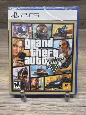 GRAND THEFT AUTO V  5 SONY PLAYSTATION 5 VIDEO GAME PS5 DISC NEW SEALED - Image 1 of 2
